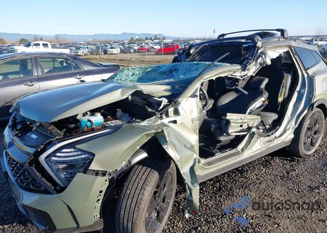 2025 Kia Sportage Plug-In Hybrid X-Line из США, поврежденный, VIN KNDPYDDH6S7268883